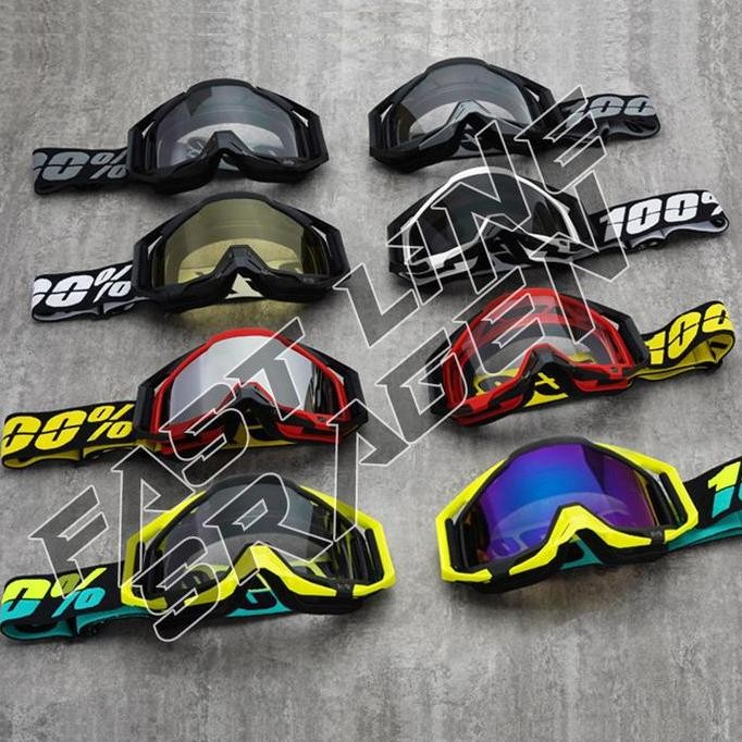 Kacamata Helm Trail Goggle Tril Helm Cross 100 Percent Cocok Untuk Helm Jpx Gm Orca Crf Klx Motocros