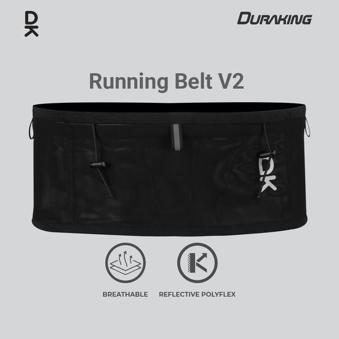 Duraking Sabuk Lari Aksesoris Olahraga - Duraking Sport Act Running Belt V2 Tas Lari Multifungsi Den