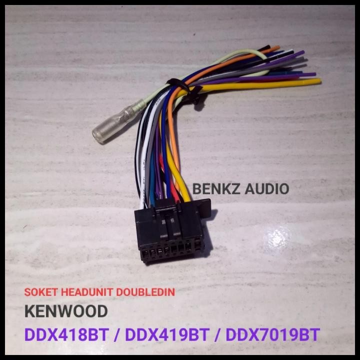 Soket Head Unit Kenwood Ddx418Bt Ddx419Bt Ddx7019Bt