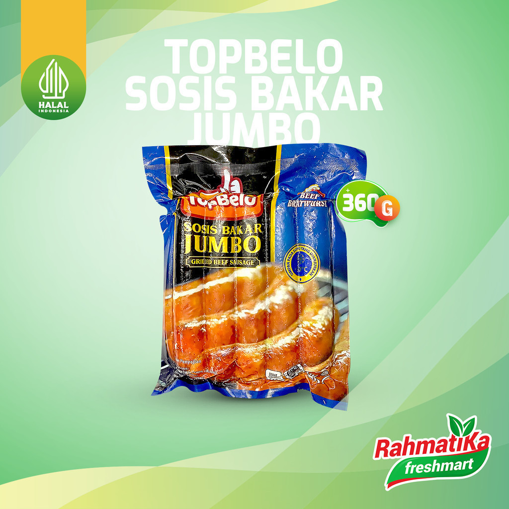 

Top Belo Sosis Bakar Jumbo 360 gr Isi 5