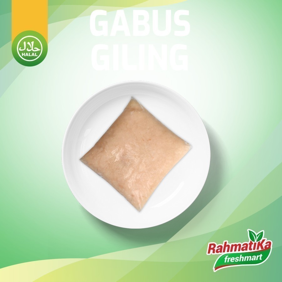 

Gabus Giling / Daging Ikan Gabus Giling 500 gr (Frozen)