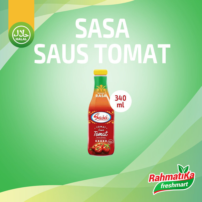 

Sasa Saus Tomat / Saos Kemasan Botol 340 ml