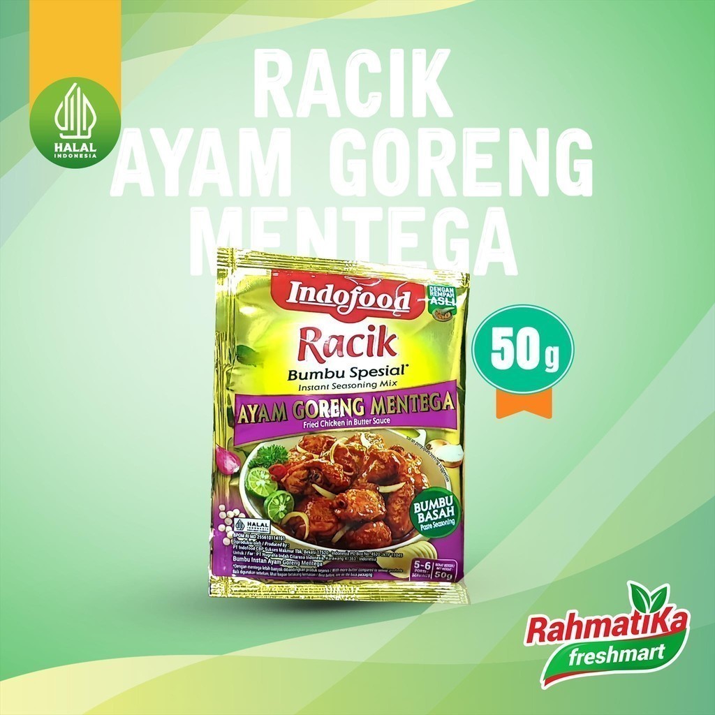 

Indofood Racik Ayam Goreng Mentega 50 gram