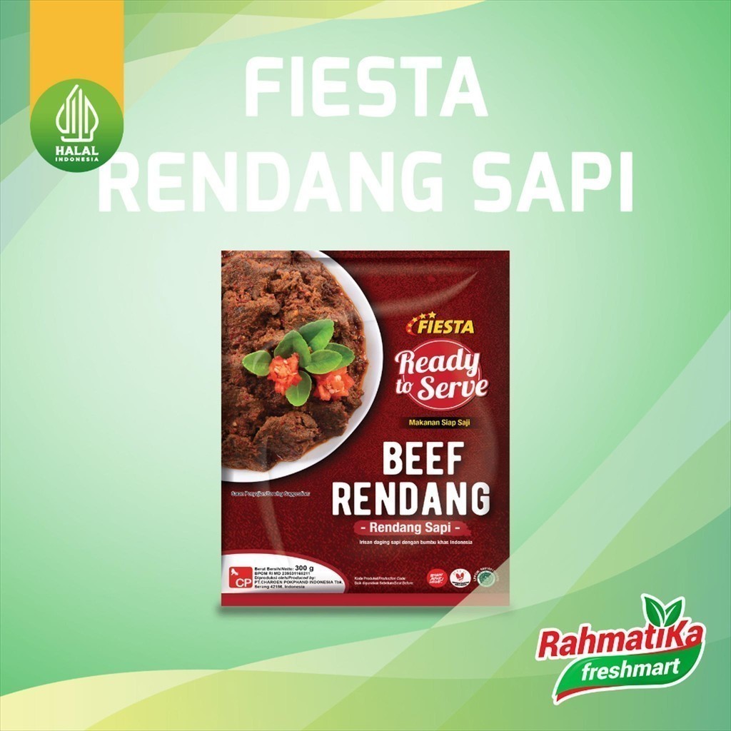 

Fiesta Ready To Serve Beef Rendang / Rendang Sapi 300 gr