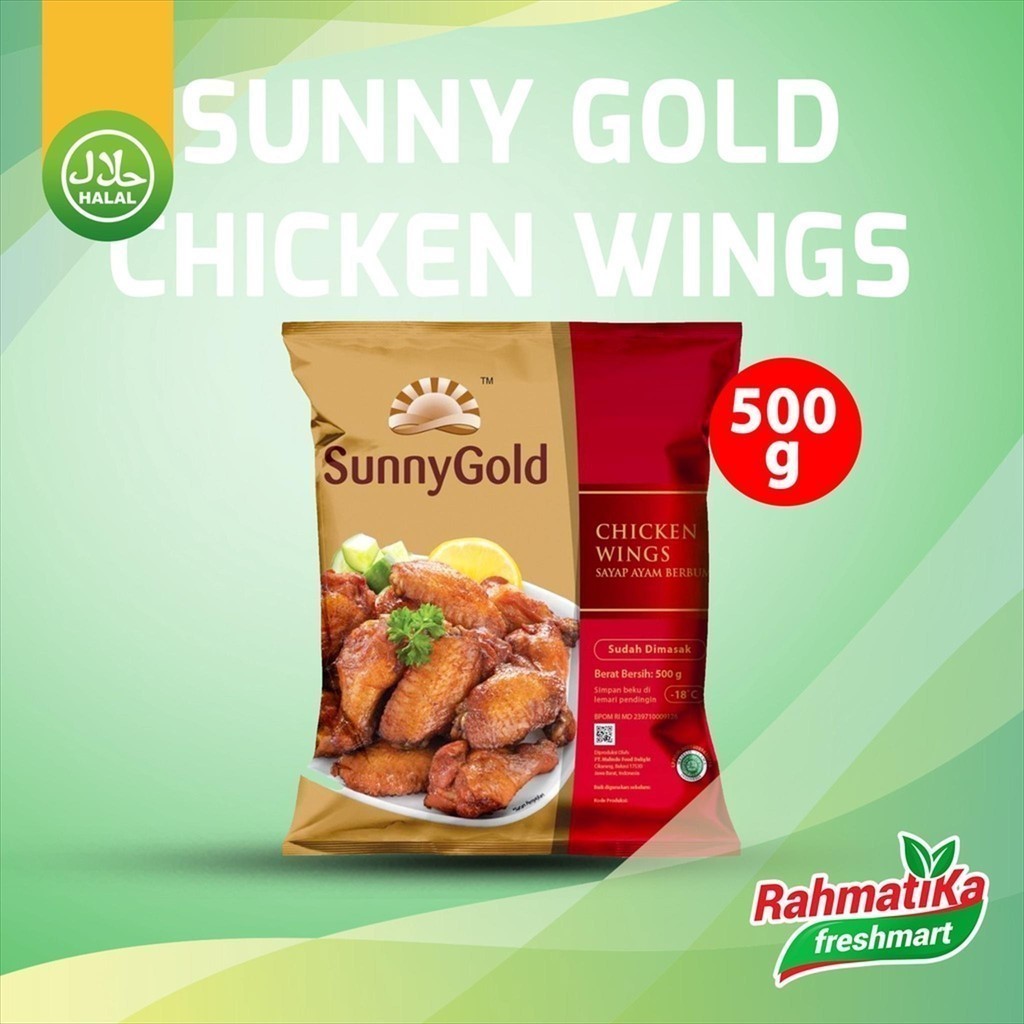 

Sunny Gold Chicken Wings / Sayap Ayam 500 gr