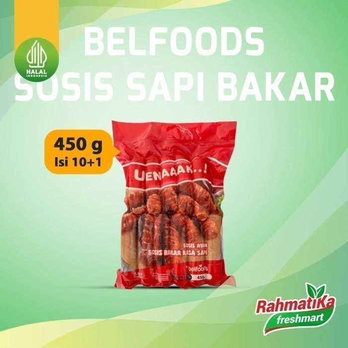 

Belfoods Uenak Sosis Bakar 450 gr Isi 10