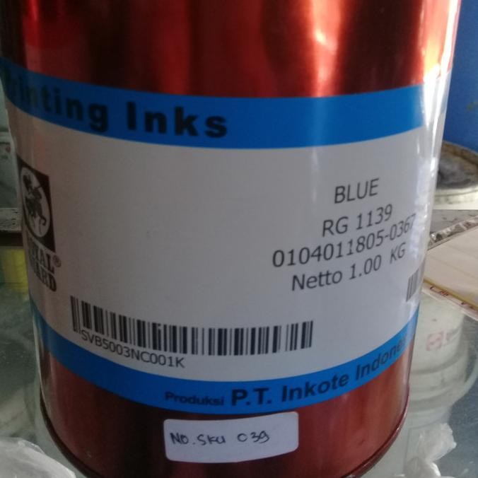 

Baru Rg 1139 Blue Cat Sablon Basis Minyak Royal Guard Premium