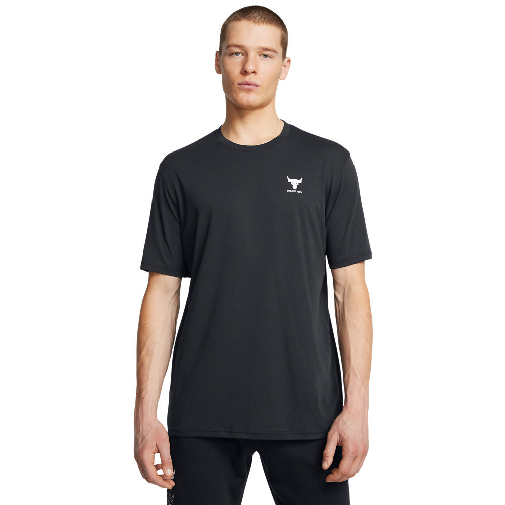 TUNG2_ Under Armour Men's Project Rock Branded Short Sleeve