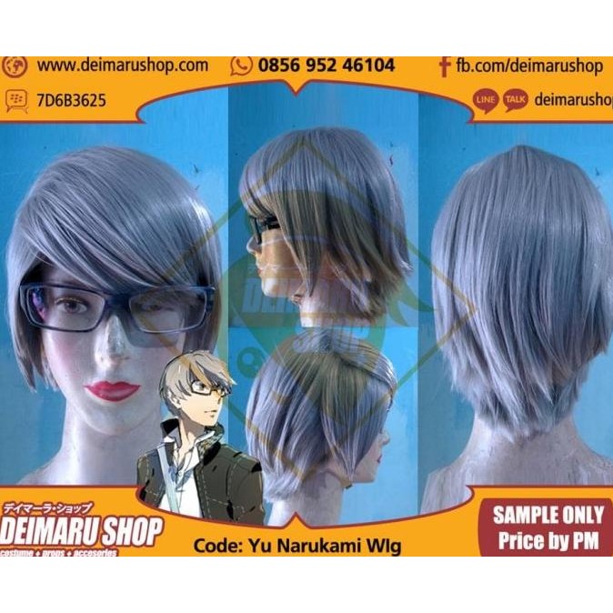 Murah Rambut Kostum Wig Yu Narukami Megami Tensai