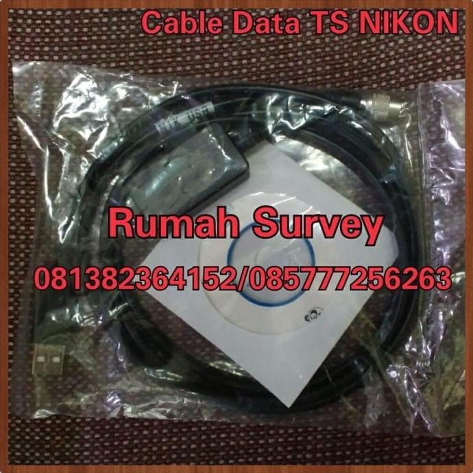 Cable Data Total Station Nikon / Kabel Data Total Station Nikon Original Dan Terlaris
