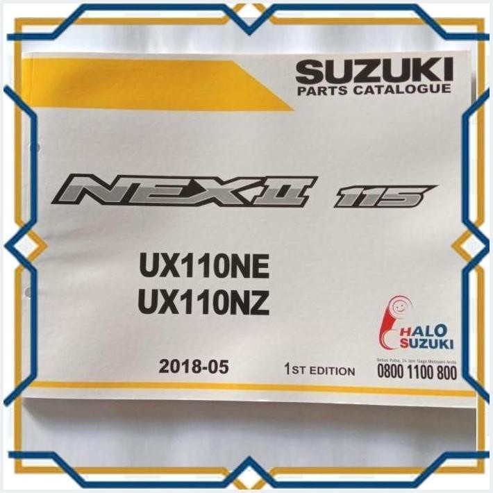 [MAS] BUKU KATALOG SPAREPART / PART CATALOGUE SUZUKI NEX