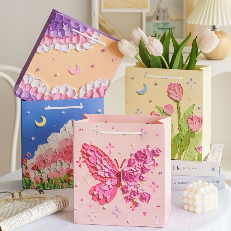 

Tas Hadiah Lukisan Minyak Tas Hadiah Tas Kemasan