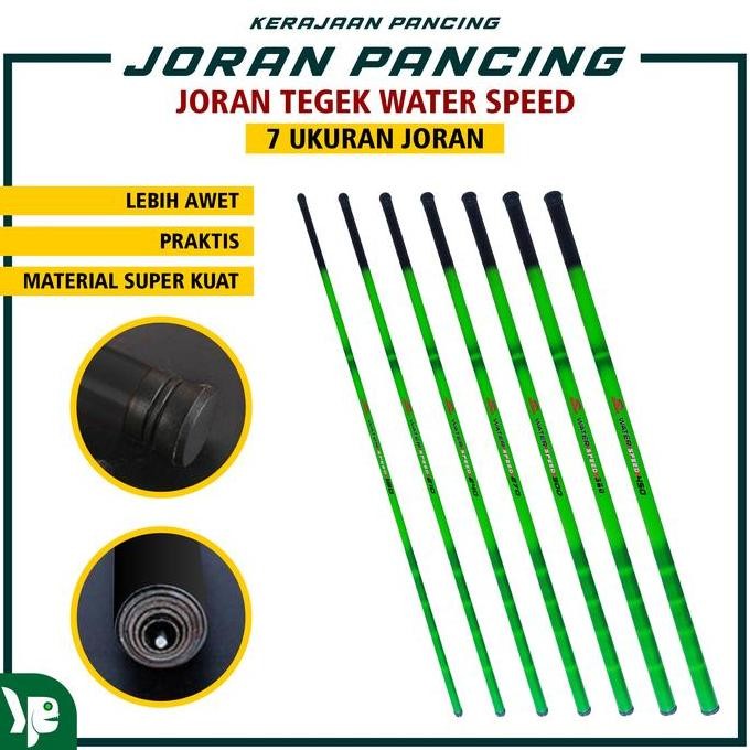 KP - Joran Tegek Water Speed Antena Medium Action 1.8M - 4.5M Ikan Mancing Pancing Portable Lele Lau