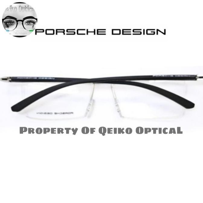 new  Frame Kacamata Pria Titanium Half Porsche Design P8189s56 Original