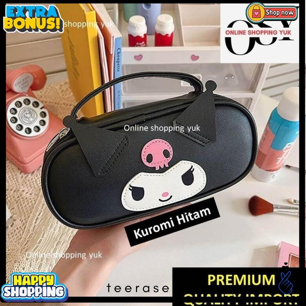 

Tempat Pensil Sanrio , Kotak Pensil Kuromi , Tas Kosmetik , Pouch , Motif Kuromi / Cinnamoroll / My Melody , Import Premium. Online Shopping Yuk. Kapasitas Besar. Bahan Kulit , Kuat & Sangat Cantik Exclusive. Diskon Setengah Harga