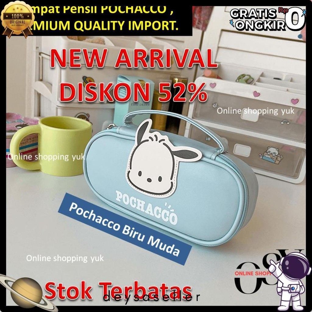 

Tempat Pensil Sanrio , Kotak Pensil Kuromi , Tas Kosmetik , Pouch , Motif Kuromi / Cinnamoroll / My Melody , Import Premium. Online Shopping Yuk. Kapasitas Besar. Bahan Kulit , Kuat & Sangat Cantik Exclusive. Terlaris! Produk Ini Banyak Dicari