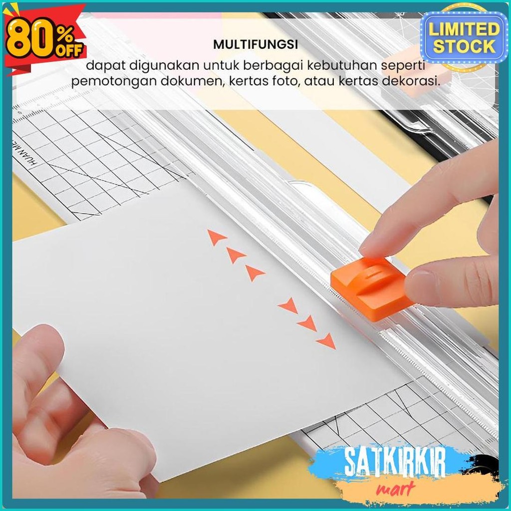 

Em Alat Pemotong Kertas Portabel Paper Cuter Trimmer Diskon