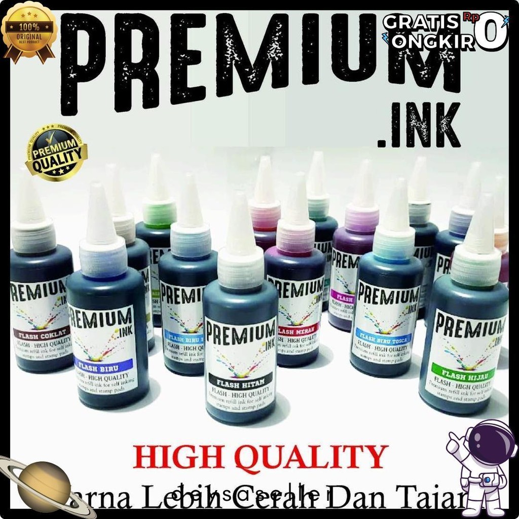

Tinta Stempel Flash Otomatis 15 Varian Warna Kualitas Premium - Flash Ink Premium - Tinta Flash Refill Isi 100 Ml Terlengkap Dan Termurah