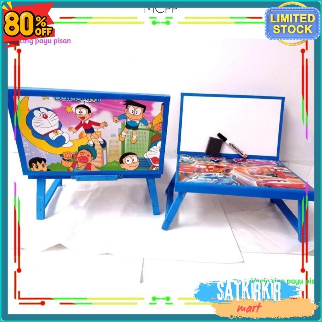 

Meja Belajar Anak Plus Papan Tulis Lipat Karakter Anak Minimalis Gratis Spidol Dan Penghapus Diskon Setengah Harga
