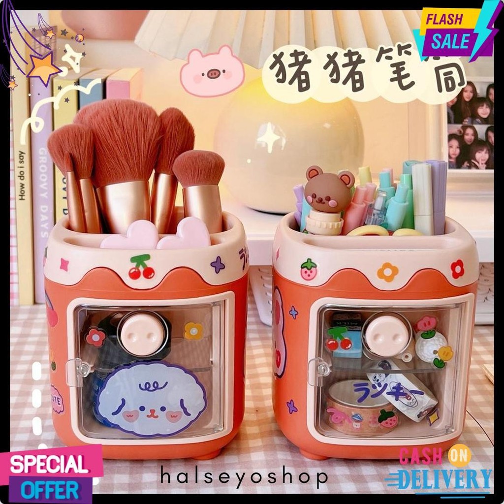 

Modis Multifungsi 2-Tier Laci Kotak Penyimpanan/Multifungsi Lucu Tempat Pena/Kantor Desktop Penyimpanan Pena Case St145 Diskon Setengah Harga