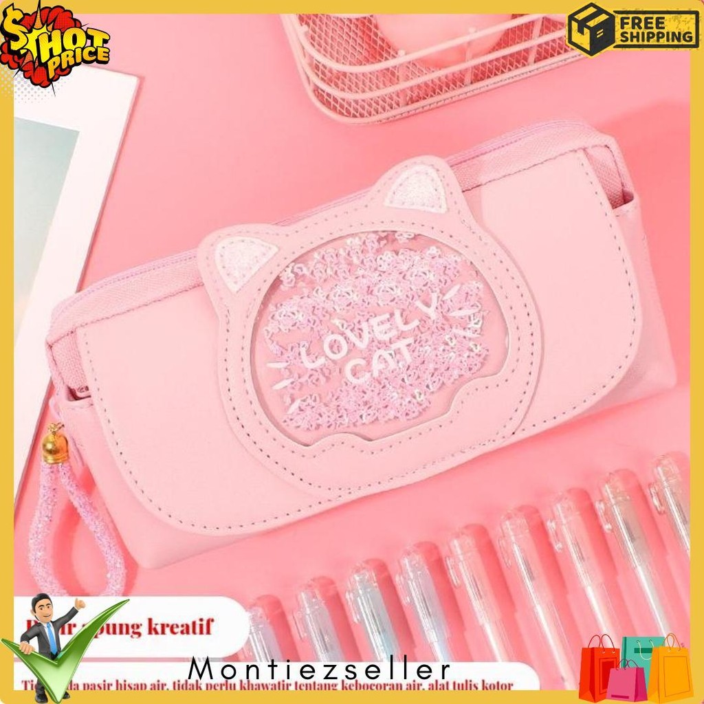 

Multifunction Pencil Case Cute Organizer Tempat Pensil Cartoon Quicksand Animal Kotak Tempat Pensil Cute Organizer Diskon Setengah Harga