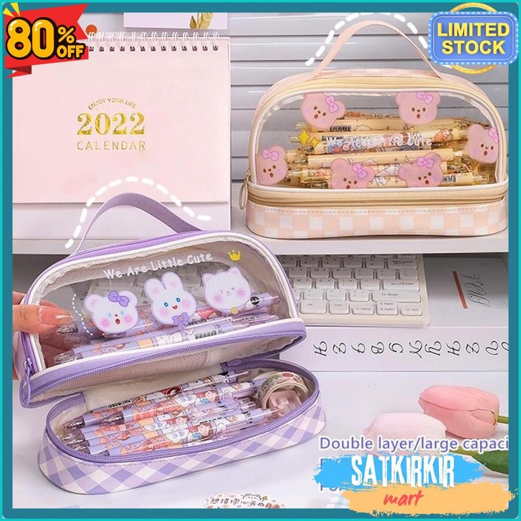 

Kartun Baru Kapasitas Pen Bag Storage Bag Untuk Mahasiswa Sma Junior Portable Cute Simple Stationery Box Flash Sale! Diskon Hingga 70%