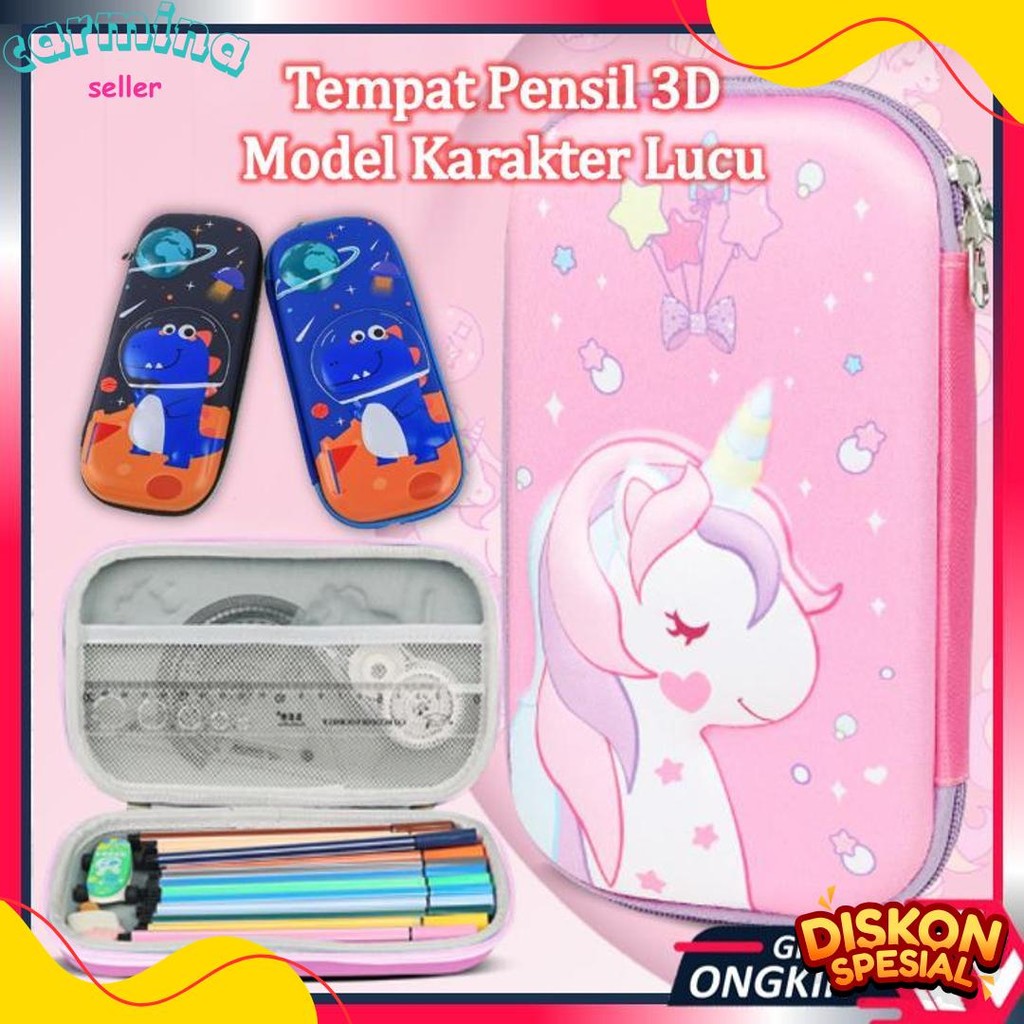 

Gratis Ongkir - S5626 Tempat Pensil 3D Model Terbaru / Kotak Pensil / Tempat Pensil Anak Sekolah 3D Bahan Eva Anti Air Flash Sale! Diskon Hingga 70%