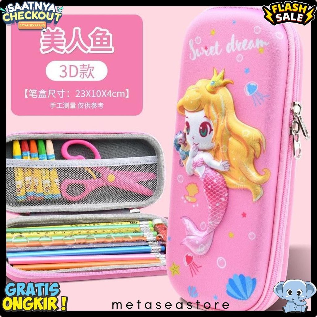 

Kotak Pensil Anak Tempat Alat Tulis 3D Timbul 3 Tiga Dimensi Anti Air Bahan Eva Gmall Gm-St0528 Diskon Setengah Harga