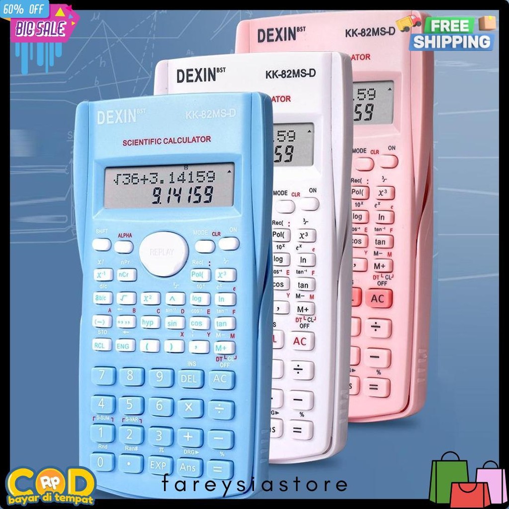 

Moka Scientific Kalkulator / Alat Hitung / Kalkulator Ilmiah Mks04 Flash Sale! Diskon Hingga 70%