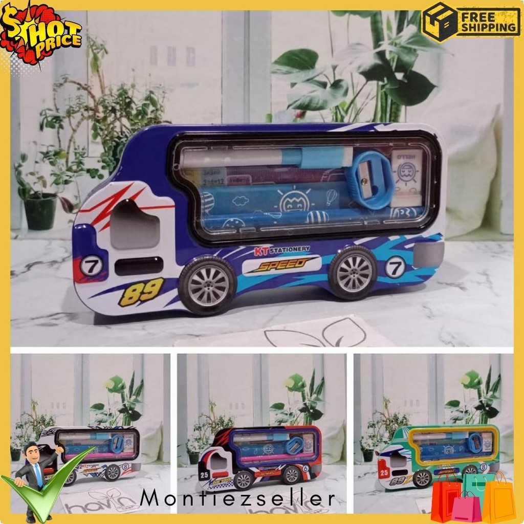 

Kotak Pensil Bahan Kaleng Model Truk Besar Pencil Case Tempat Pensil Terlengkap Dan Termurah