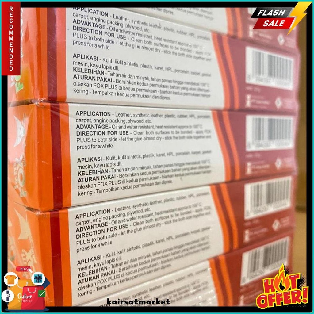 

Lem Fox Plus Tube 20G Original (1 Lusin) / Grosir/Ecer - Kulakan Online Terlaris! Produk Ini Banyak Dicari