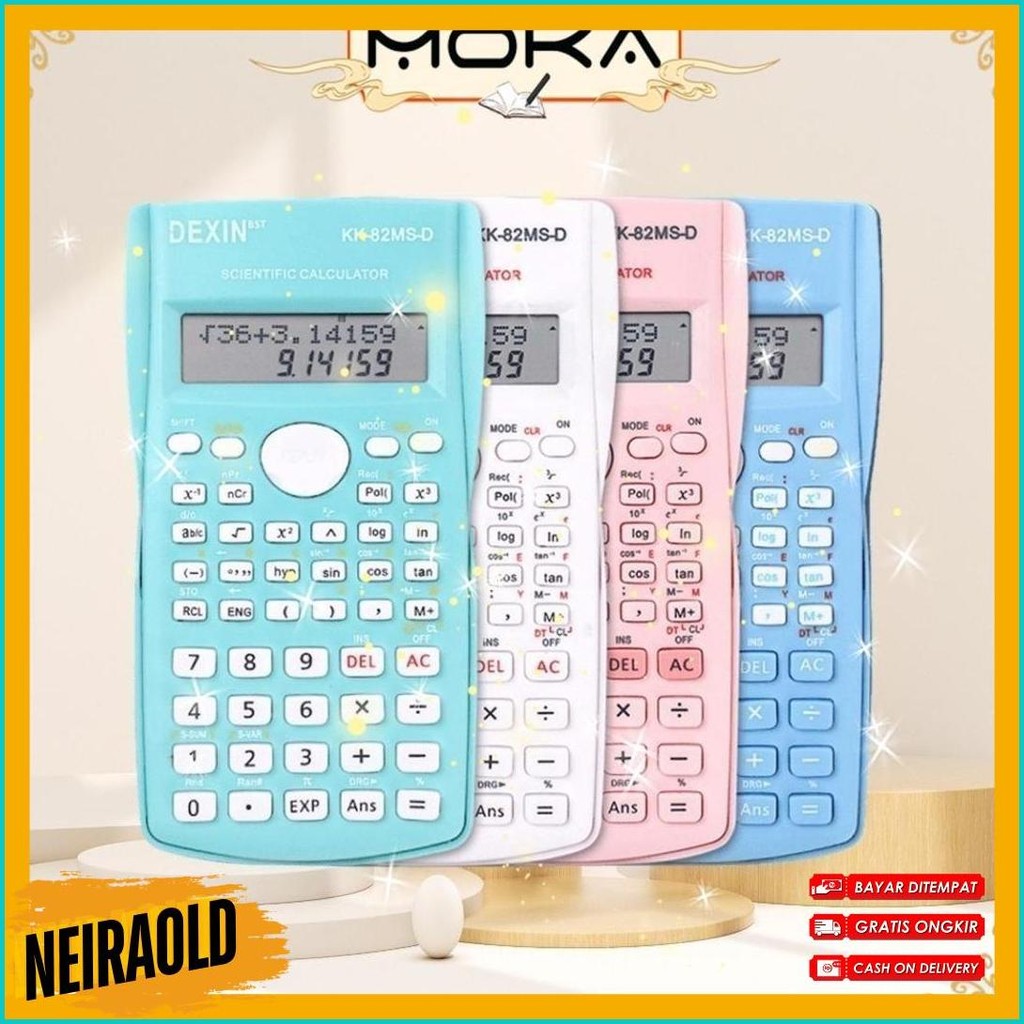 

Moka Scientific Kalkulator / Alat Hitung / Kalkulator Ilmiah Mks04 Diskon