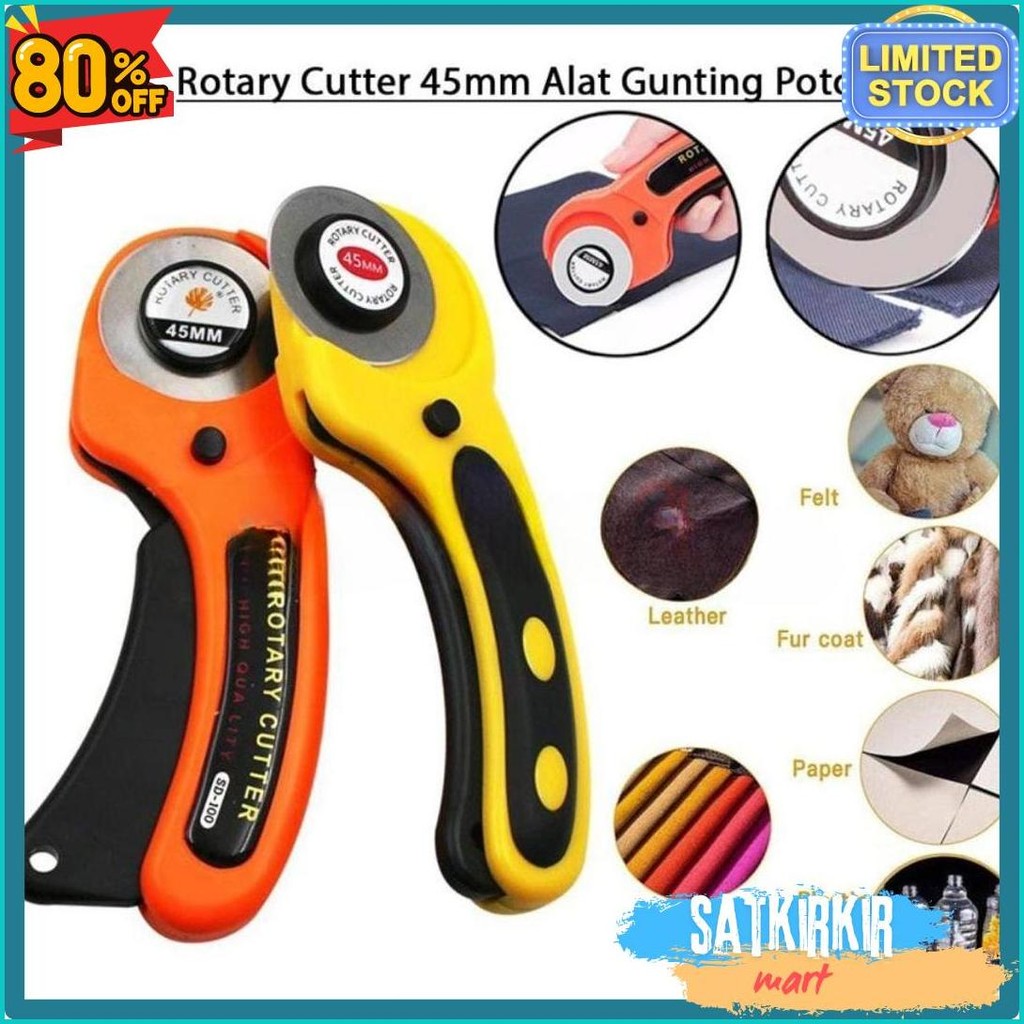 

Rotary Cutter 45Mm / Refill Cutter/ Alat Gunting Potong Bahan Kain Alat Potong Terlaris! Produk Ini Banyak Dicari