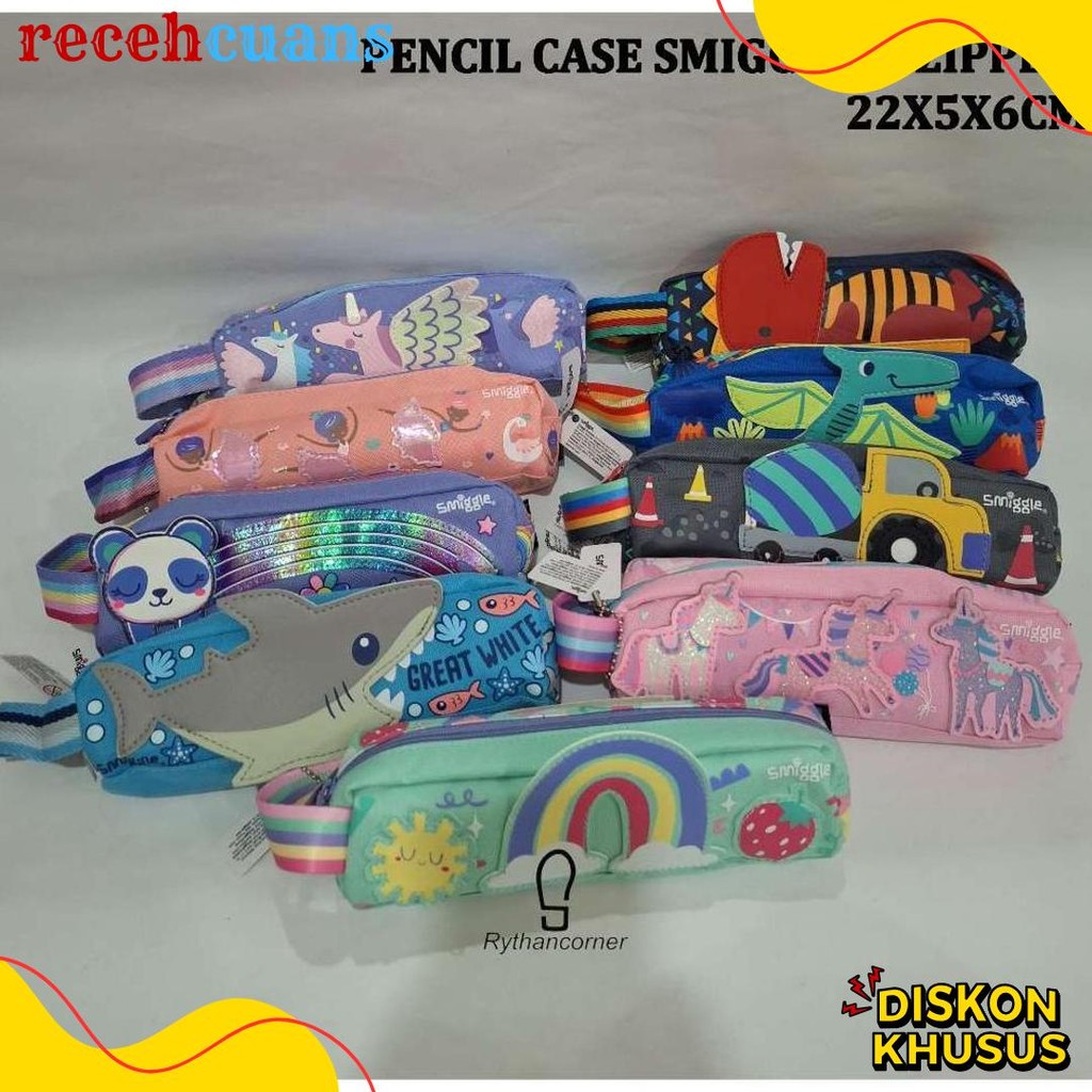 

Pencil Case Kotak Pensil Smiggle 1 Zipper Karakter Flash Sale! Diskon Hingga 70%