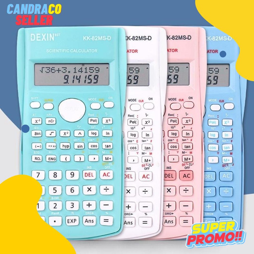 

Moka Scientific Kalkulator / Alat Hitung / Kalkulator Ilmiah Mks04 Flash Sale! Diskon Hingga 70%