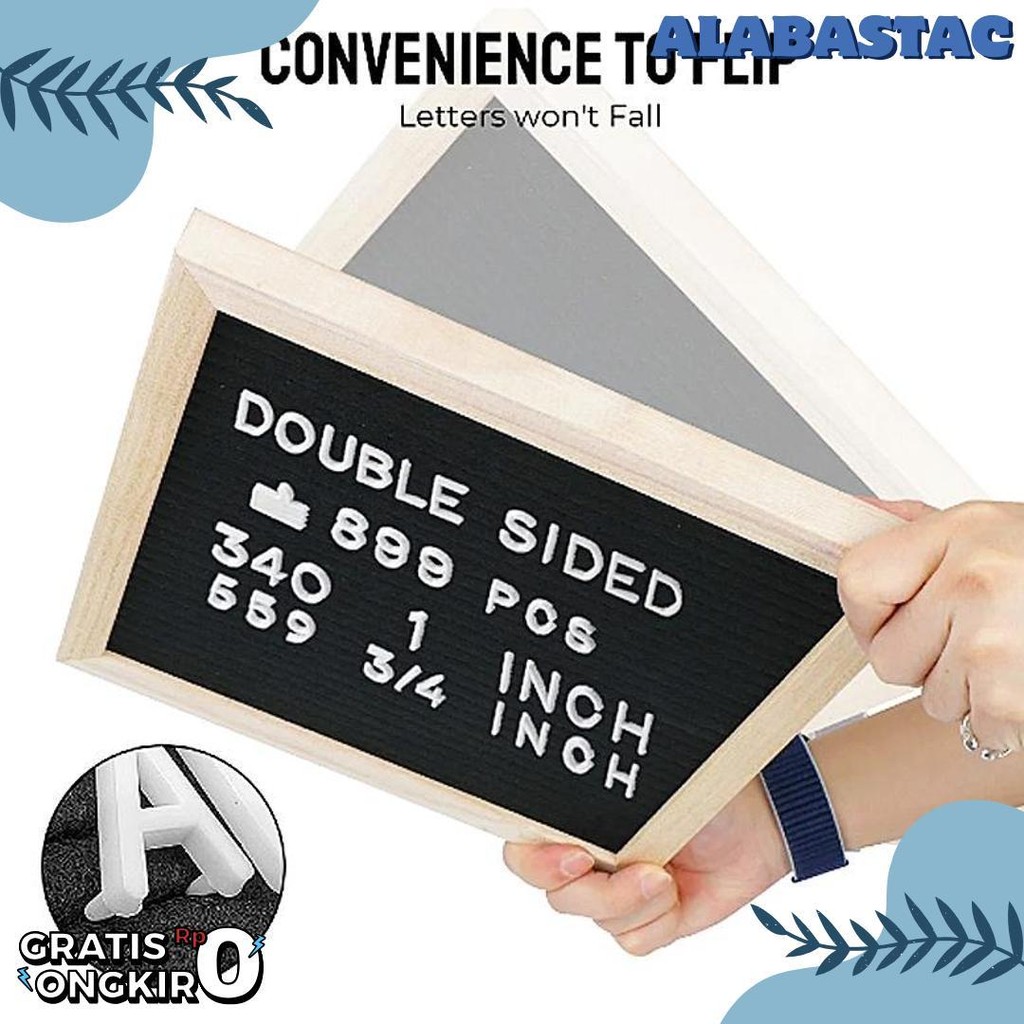 

Letter Board Baby Include Huruf/ Felt Letter Board Set / Letter Board/Papan Nama Bayi /Papan Menu / Dekorasi Rumah Viral 30*40 Cm Flash Sale! Diskon Hingga 70%