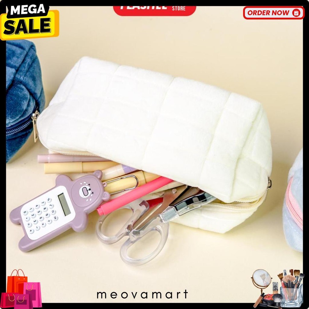 

Flashee Kotak Pensil Aesthetic Korea Bulu Lucu Cloudy Pencil Bag Large Tempat Pensil Sekolah Flashee Muji Style Muat Banyak Kapasitas Besar Multifungsi Diskon