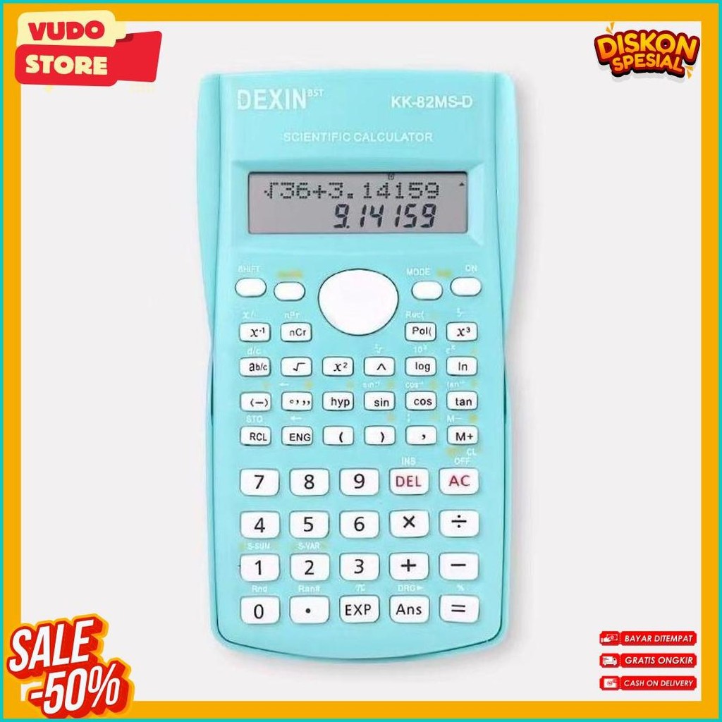 

Kalkulator Ilmiah Scientific Dexin Kk-82Ms Flash Sale! Diskon Hingga 70%