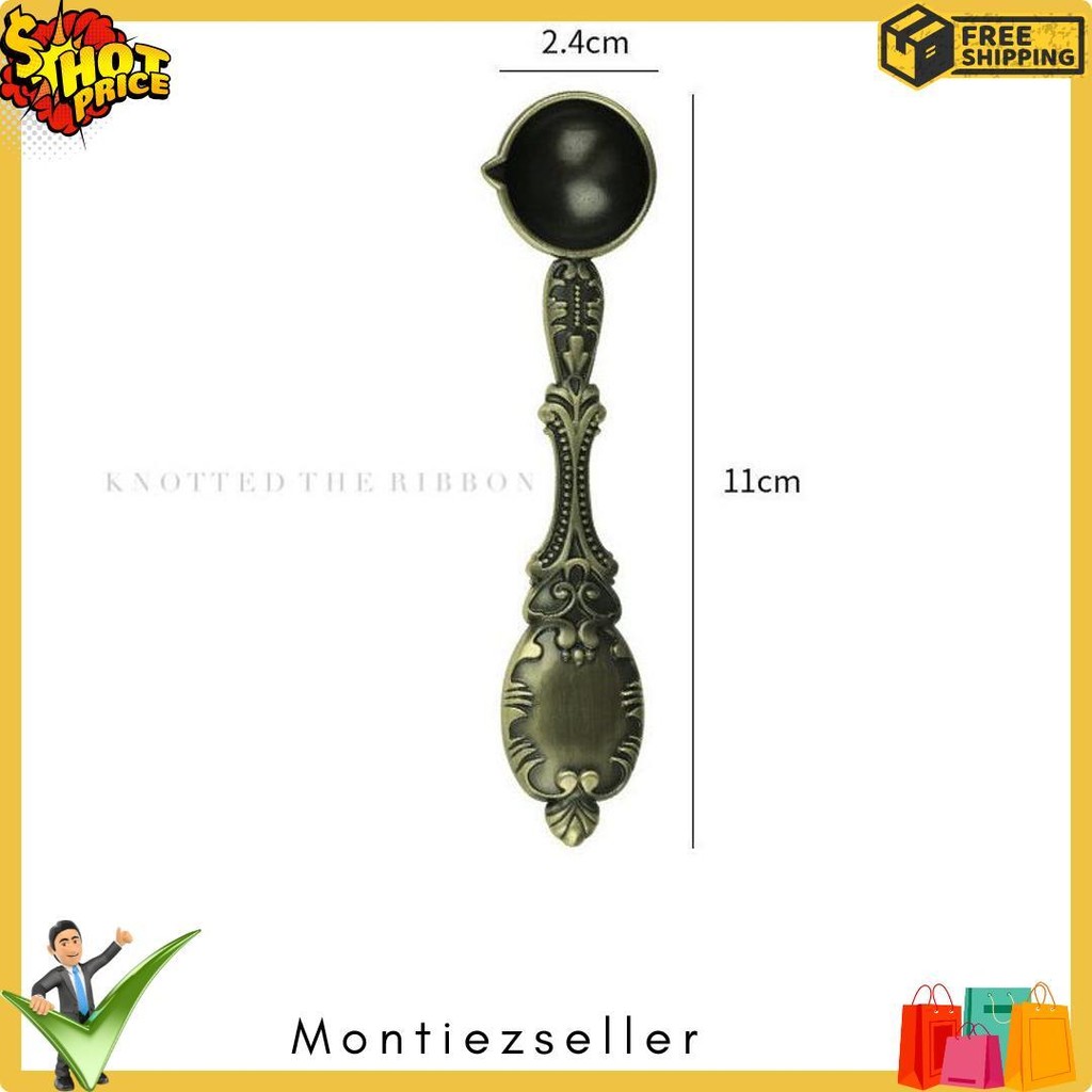 

Sendok Wax Seal Vintage Retro Spoon | Vintage Hard Bronze Spoon / Sendok Hias Peleleh Seal Wax Diskon