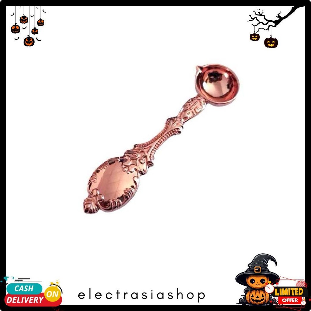 

Sendok Wax Seal Vintage Retro Spoon | Vintage Hard Bronze Spoon / Sendok Hias Peleleh Seal Wax Diskon Setengah Harga