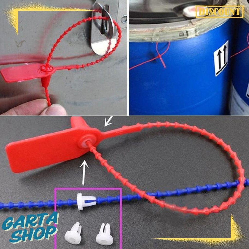 

100Pcs Security Seal 25Cm Segel Koper Segel Locis Security Seal Locis Satu Kunci Terlengkap Dan Termurah