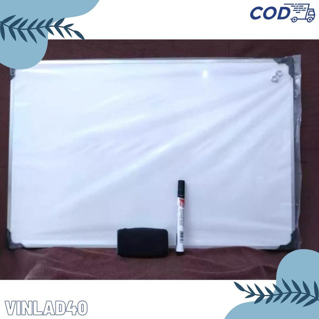 

Papan Tulis Whiteboard 40 X 60 Cm Gratis Spidol Dan Penghapus List Alumunium Terlaris Terlaris! Produk Ini Banyak Dicari