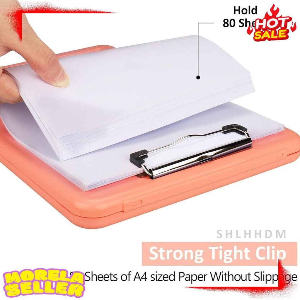 

Clipboard + Storage Alas Papan Ujian / Papan Jalan 2In1 / Clipboard 2 In 1 / Clip Board A4 Terlengkap Dan Termurah