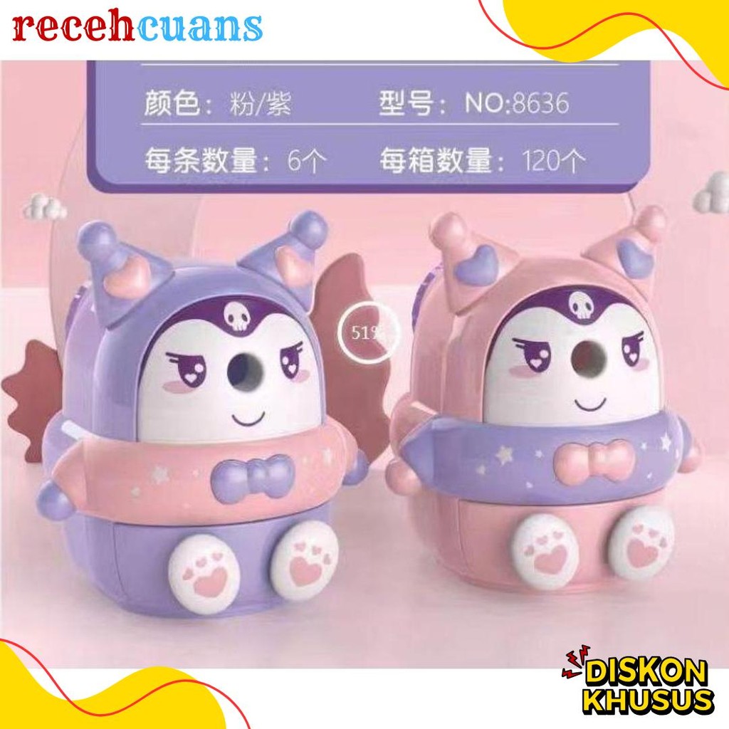 

Serutan Pencil Kuromi/ Rautan Kuromi/ Rautan Pensil/ Shapener Kuromi/ Serutan Pensil Putar Terlengkap Dan Termurah
