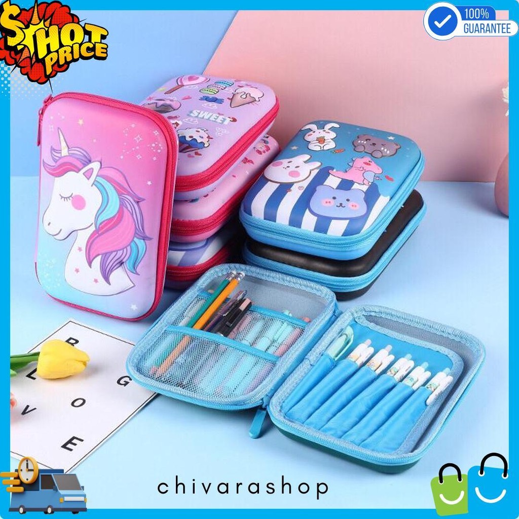 

Kotak Pensil 3D Pencil Case Mirip Smiggle Lookalike Kb Pg Tk Sd Hardtop Organizer Lucu Tepak Alat Tulis Diskon