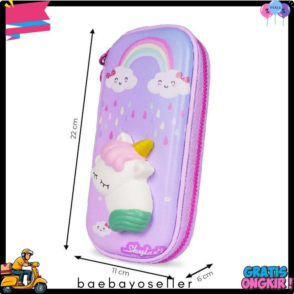 

Tempat Pensil 3D Squishy Anak Sekolah Bahan Eva Kotak Alat Tulis Timbul Hardcase Diskon Setengah Harga