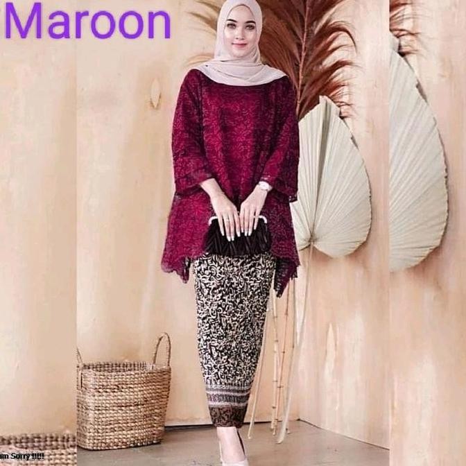 SETELAN KEBAYA RINJANI, KEBAYA KONDANGAN, KEBAYA PESTA, KEBAYA BROKAT, KEBAYA KEKINIAN, SETELAN DENG