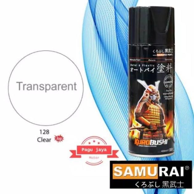 #####] samurai paint clear laquer glossy 400ml cat semprot spray