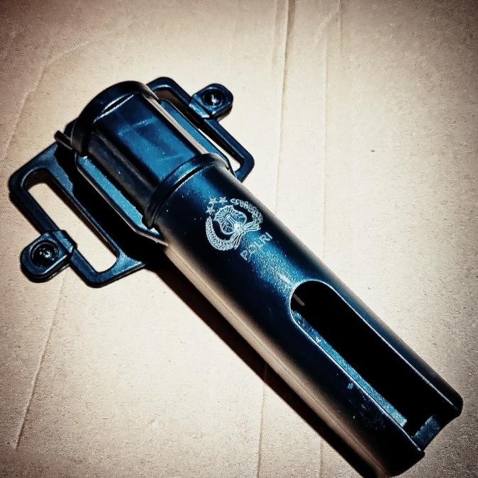 Sarung Pouch Baton Korlantas 20Cm Holster Tongkat Baton Stik Polri Co