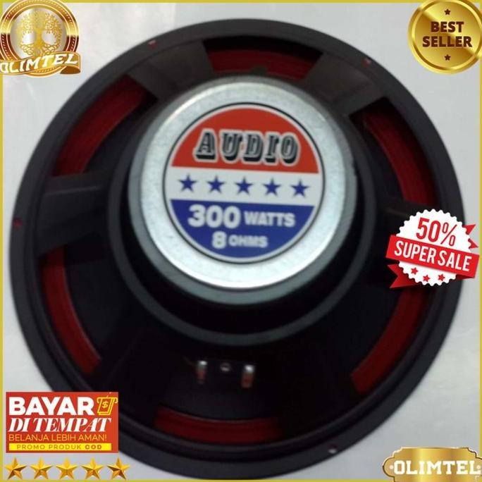 AUDIO SPEAKER 12 INCH DAYA 300 WATT FULL RANGE ASLI OLIMTEL 1804T